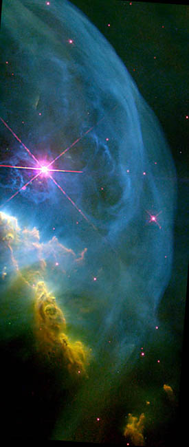 The Bubble Nebula (NGC 7635) in Cassiopeia.