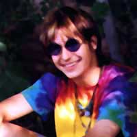 This is exactly how I remember Brian. The shirt is tie-dye and the glasses are cyan, in case you can't tell.