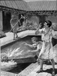 Unit 3: Statue falling into pool